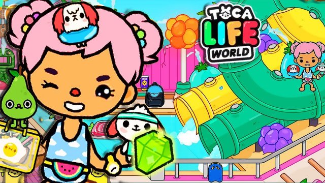ОБНОВЛЕНИЕ АКВАПАРК И СЕКРЕТНЫЕ КРАМПЕТЫ Клуб Арбузная Волна ТОКА БОКА - Toca Life World