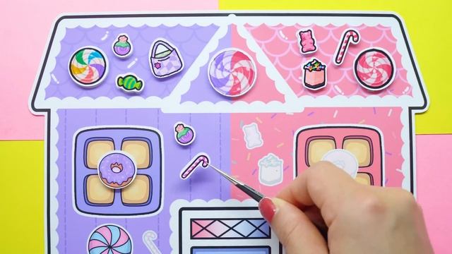 Toca Life World Quiet Book#57 Pink And Purple House In Quiet Book