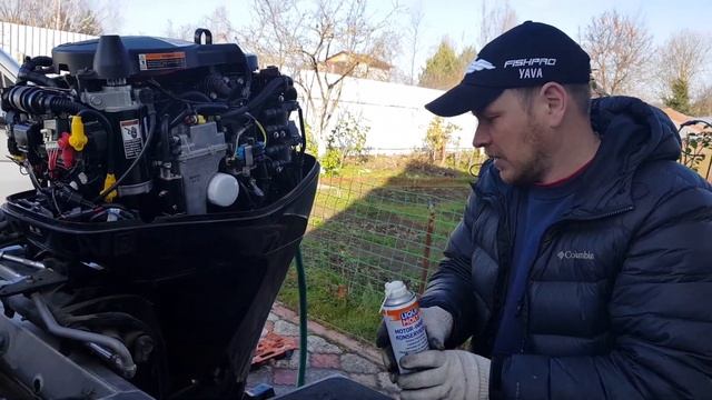 ТО и консервация 4Т лодочного мотора MERCURY F60