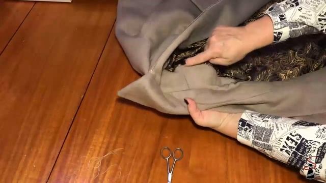 Как соединить подкладку по низу