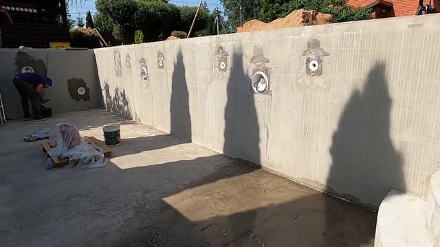 Строительство бассейна под ключ Часть 4. Строительство уличного бассейна