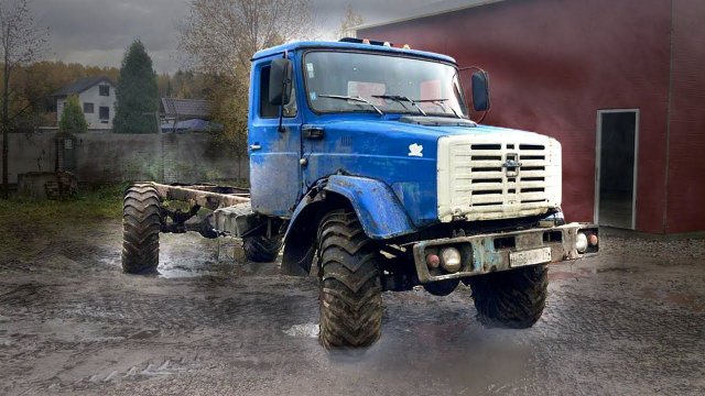 СИНИЙ ПТЕНЕЦ едет БОКОМ / Крабовый ход на ЗИЛ