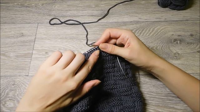 Мужская шапка, шапка для мальчика "Шахматка" спицами.