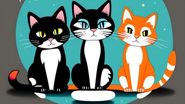 Мульти Три Кота . Сказка о Трех Котятах: Коржике, Карамельке и Компоте