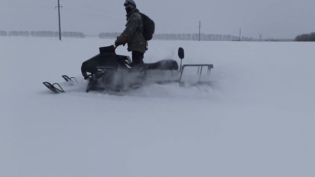 самодельный снегоход