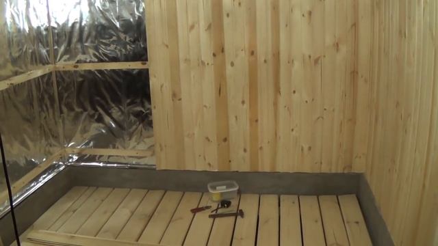 Внутренняя отделка и утепление потолка бани