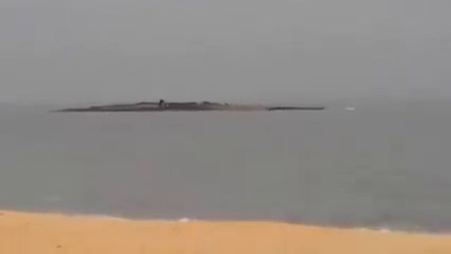 Извержение грязевого вулкана в Азовском море