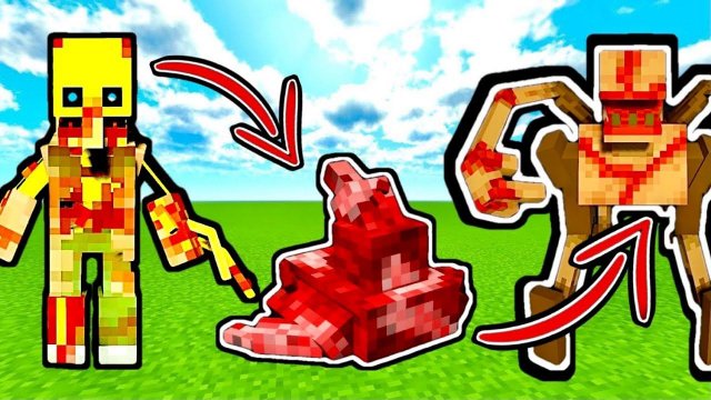 ЭВОЛЮЦИЯ ПАРАЗИТА В МАЙНКРАФТ Scape and run parasites майнкрафт заразил жителя паразитом