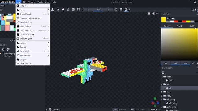 Как изменить модель и текстуру моба в Майнкрафт | Как пользоваться Blockbench