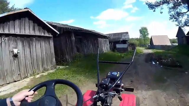 РУЛЬ на мотоблок  это КРУТО (часть 1 )