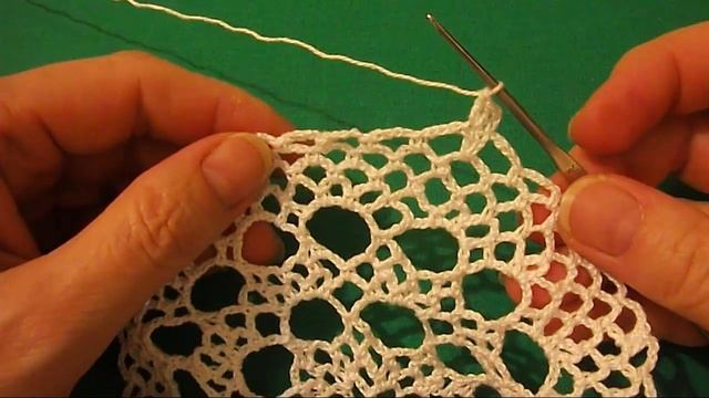 БОЛЬШАЯ САЛФЕТКА "КОЛОСКИ" КРЮЧКОМ. ЧАСТЬ 1