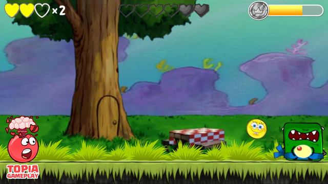 RED BALL 4: SPONGEBOB BALL ANIMATED | ALL BOSSES + ALL CUTSCENES VOLUME 1,2,3