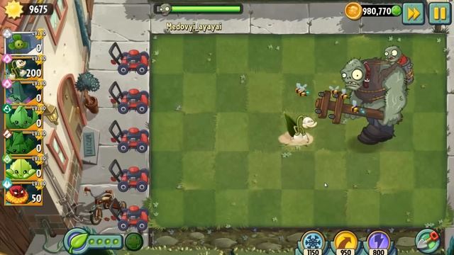 PvZ Дичь прокачка Пчеландыша! Можно ли создать пчелу-монстра, которая в одиночку убьет Гаргантюа?