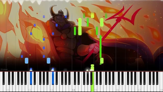 Undertale // Asgore | LyricWulf Piano Tutorial on Synthesia // OST 77