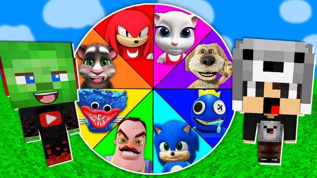 ЗОМБАК НАШЕЛ КОЛЕСО ФОРТУНЫ В МАЙНКРАФТ