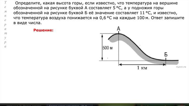 Температура воздуха. Суточный ход температуры 6 класс