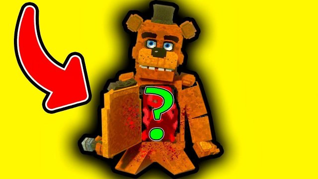 ЧТО ВНУТРИ ФРЕДДИ В МАЙНКРАФТ ? фнаф пять ночей с фредди майнкрафт fnaf minecraft five nights