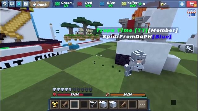 COLDY Vs Deadly Sky Royale Player || Ft Spidino BG || Blockman Go