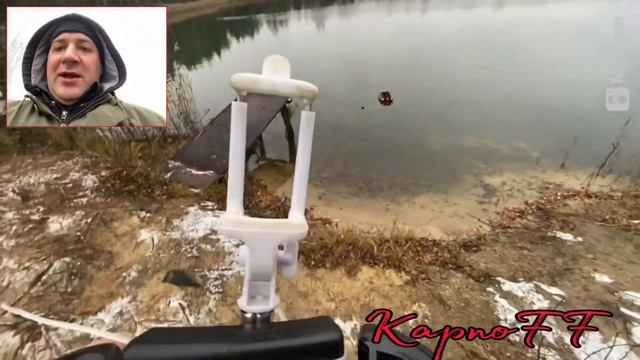 Прикормочный Кораблик Actor Plus GPS распаковка Первый заед