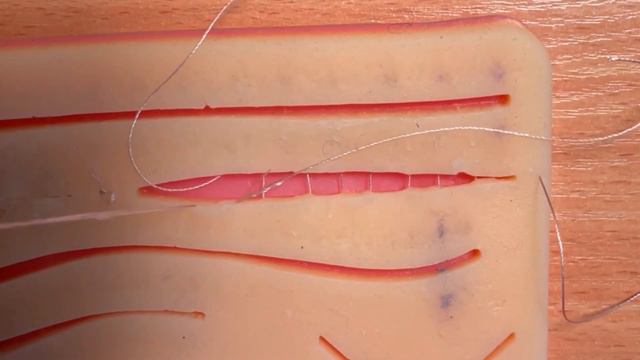 Running subcuticular suture. Косметический шов(по Шассеньяку и Холстеду) #sutures #косметическийшов