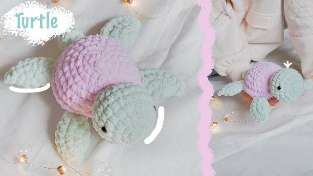 ЧЕРЕПАШКА крючком | Игрушка амигуруми для начинающих