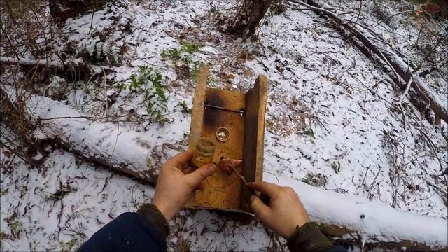 Охота на куницу. Ящичные ловушки и новая тестовая приманка TRAP (Будни охотника и рыбака)