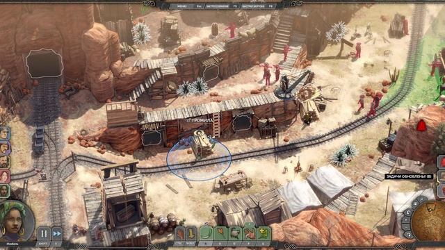 Desperados III: Миссия 13. Необработанная запись с получением всех достижений на сложности ДЕСПЕРАД