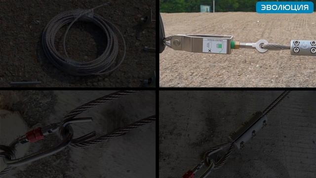 Как страховаться на стройке? Безопасная работа на высоте. Мобильные анкерные линии "Эволюция".