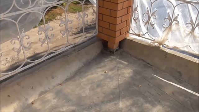 Гидроизоляция открытого балкона.