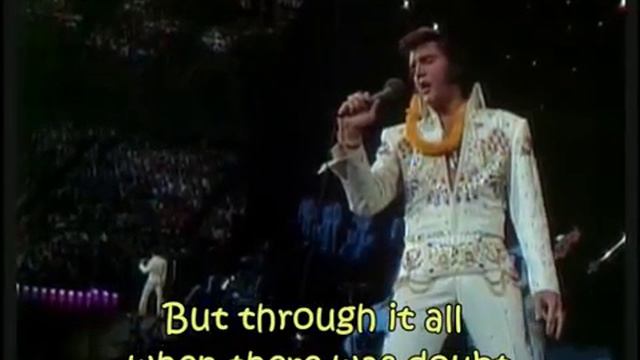 Elvis Presley - My Way (with lyrics)