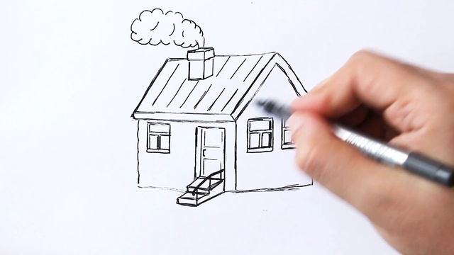 Как нарисовать Дом