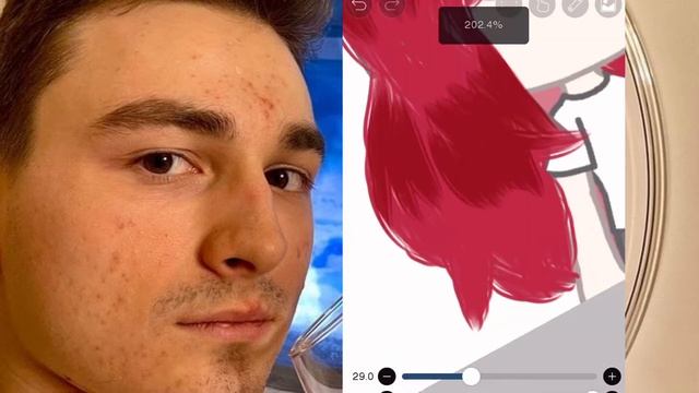 Как сделать обработку волос в гаче?!???