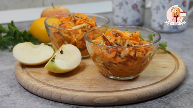 САЛАТ из МОРКОВИ с ЯБЛОКОМ. Все дело в заправке!