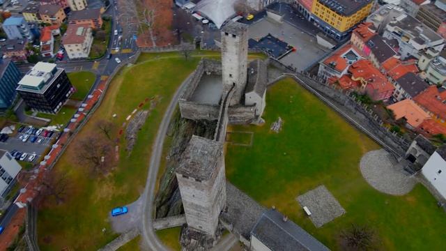 Montebello. Castelgrande Castello di Sasso Corbaro. Bellinzona