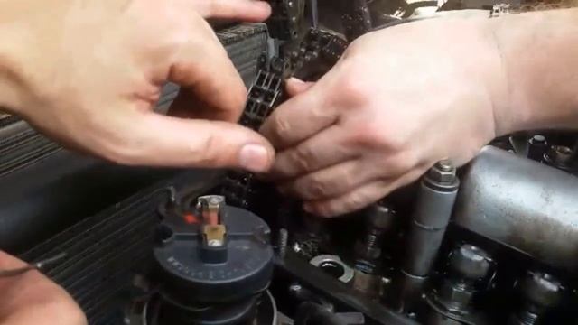 Замена Цепи ГРМ на классике без разборки двигателя