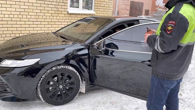 Электро тонировка Toyota Camry замер прибором Тоник Саратов проходит ли Электро тонировка по госту