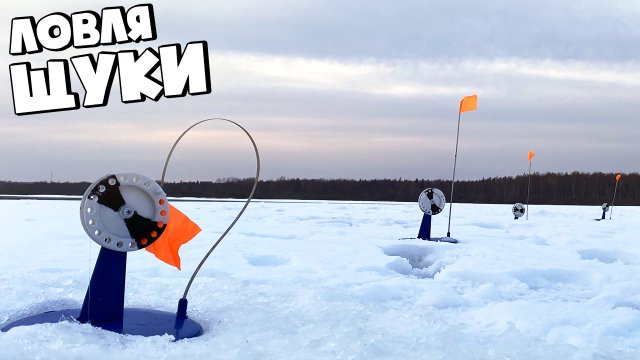 ЭТО ЗИМОВАЛЬНАЯ ЩУЧЬЯ ЗАВОДЬ! ЖЕРЛИЦЫ СРАБАТЫВАЮТ КАК ИЗ ПУЛЕМЕТА!