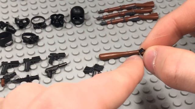 ЛЕГО оружие! Брикармс, противогазы и еще много крутых вещей!!
