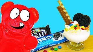 МОРОЖЕННОЕ ИЗ M&MS ДЛЯ ЖЕЛЕЙНОГО МЕДВЕДЯ ВАЛЕРЫ.mp