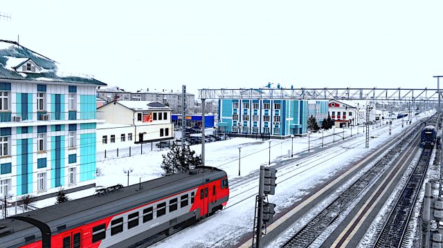 Татарск | Ж/Д вокзал ? | Сибирь, природа, зима | ? 2021
