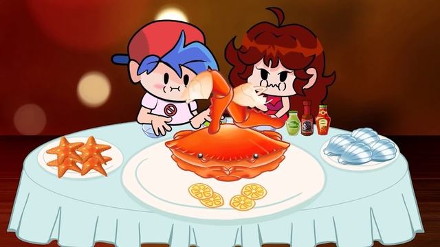 FRIDAY NIGHT FUNKIN' DAILY EATING CHALLENGES MUKBANG | FNF ANIMATION MUKBANG