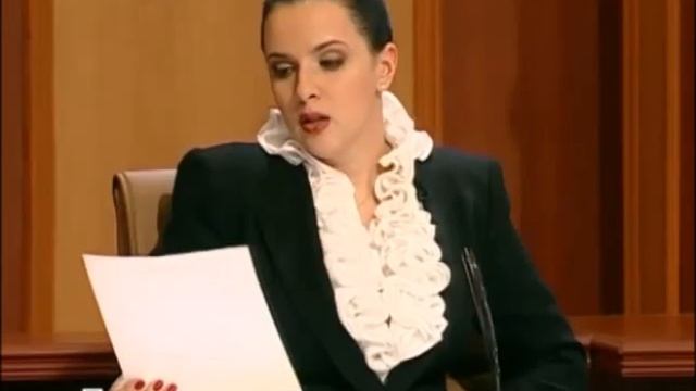 "Суд присяжных". 2011 год. В роли жены мэра - Ирина Соловьёва