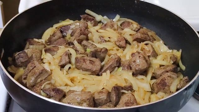 как приготовить свиную печень с подливой ! как приготовить печень свиную  вкусно , вкусный  рецепт