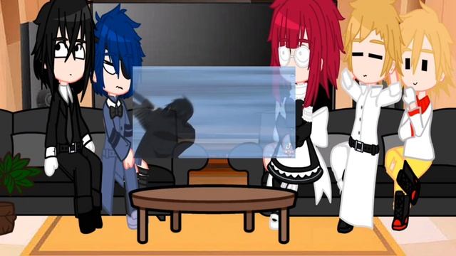 Реакция персонажей из аниме "Тёмный Дворецкий" на тт [в основном на Себастьяна и Сиэля]