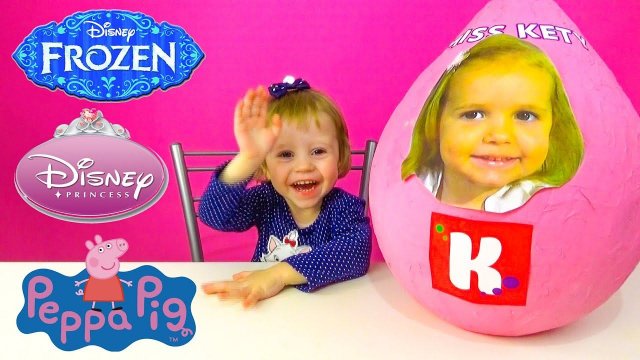 Мисс Кэти в гостях у Настюши / Огромное яйцо с сюрпризами и игрушками