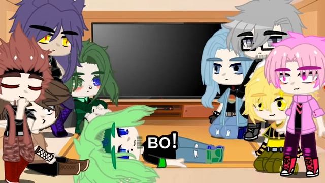 реакция 13 карт на Вару (Gacha club)