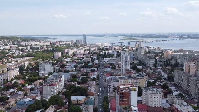 Полет над Саратовом на мавик мини