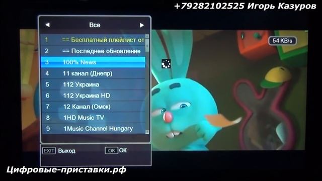 Как бесплатно на DVB T2 приставке смотреть 1000 каналов