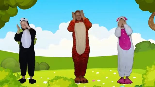 Зайка серенький сидит Мульт песенка, танец игра, видео для детей АНИМАЛИКИ Наше всё!