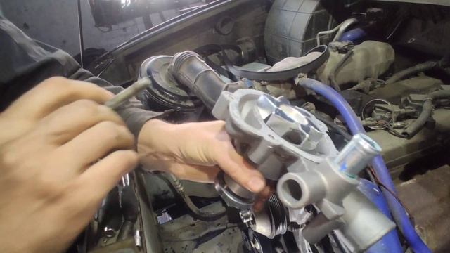 Подробная замена помпы УАЗ патриот ЗМЗ 409